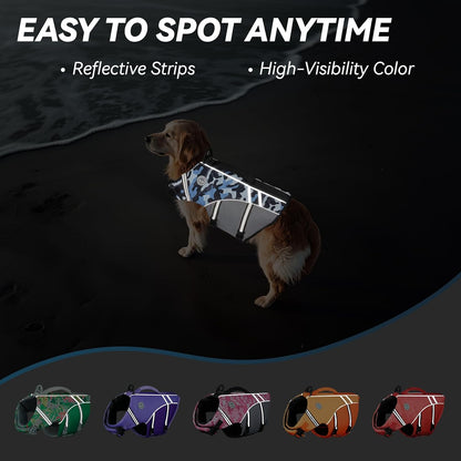 Dog Life Vest Sports Style Dog Swim Vest, S, Blue