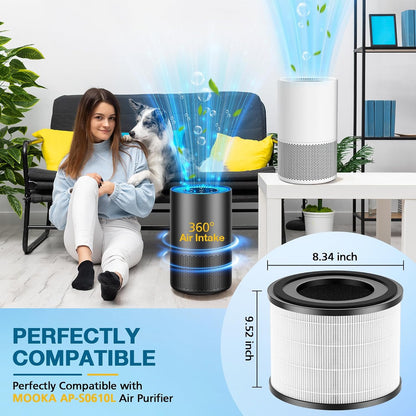 AP-S0610L Pet Care Replacement Filter for MOOKA AP-S0610L Air Purifier