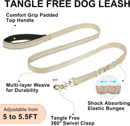 Dog Harness Medium Sized and Leash Set, No Pull Step in Pet Vest