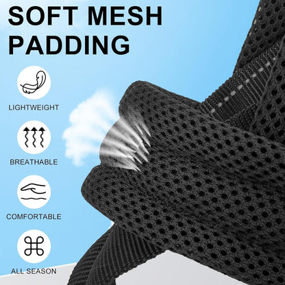 Dog Harness Medium Sized and Leash Set, No Pull Step in Pet Vest