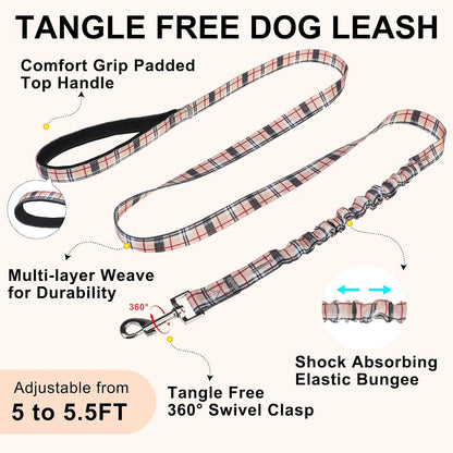 Dog Harness Medium Sized and Leash Set, No Pull Step in Pet Vest