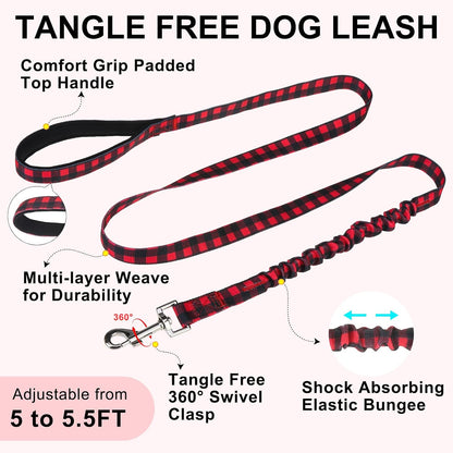 Dog Harness Medium Sized and Leash Set, No Pull Step in Pet Vest