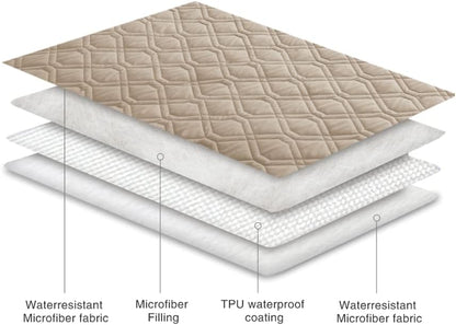 Waterproof Dog Bed Cover Pet Blanket for Furniture Bed Couch Sofa Reversible - Colors A