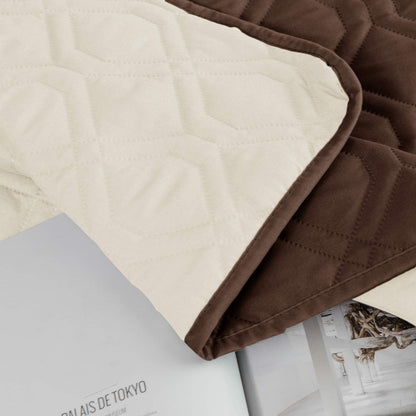 Waterproof Dog Bed Cover Pet Blanket for Furniture Bed Couch Sofa Reversible - Colors A