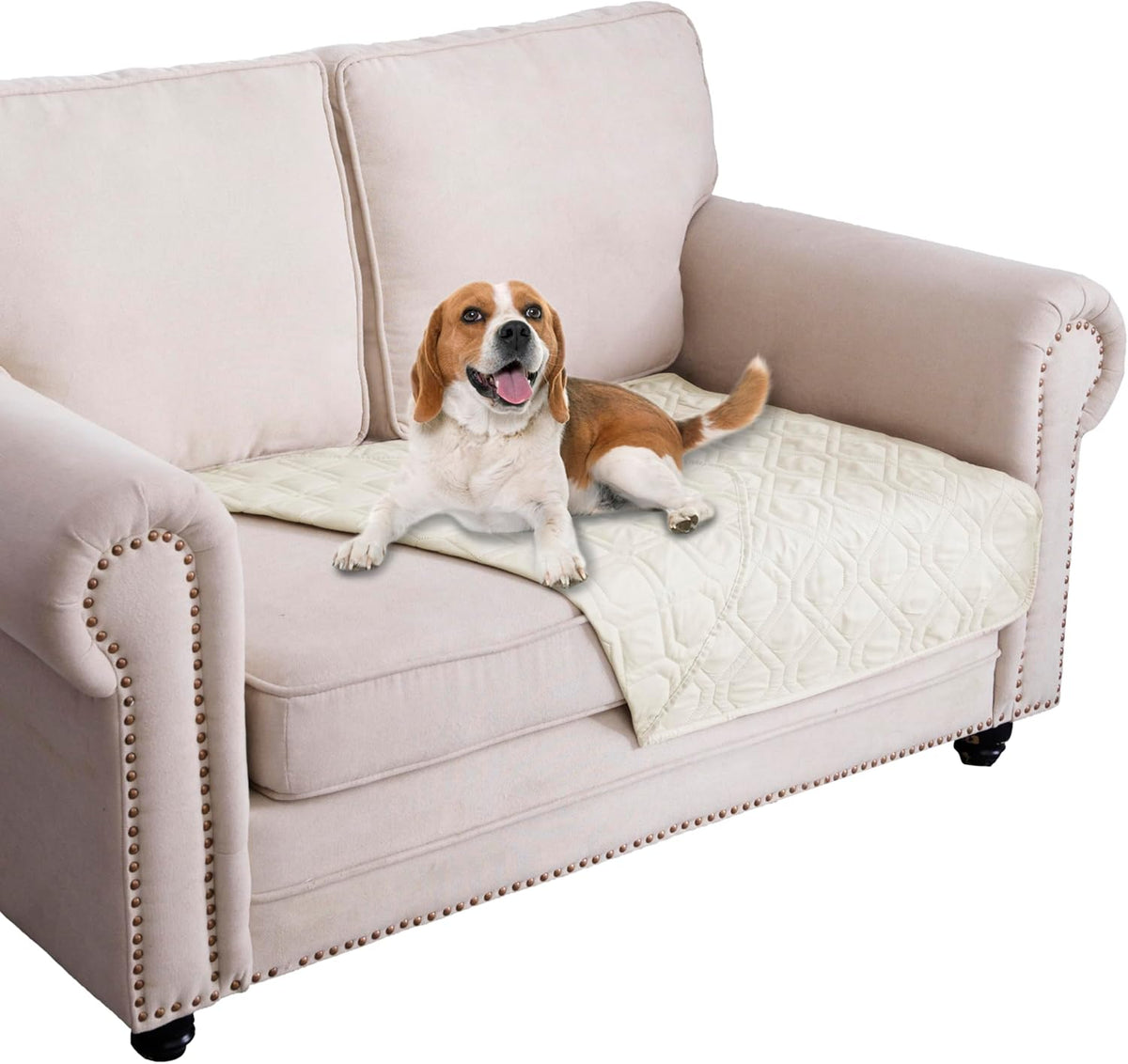 Waterproof Dog Bed Cover Pet Blanket for Furniture Bed Couch Sofa Reversible - Colors A