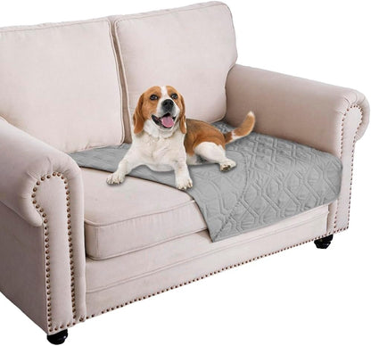 Waterproof Dog Bed Cover Pet Blanket for Furniture Bed Couch Sofa Reversible - Colors A