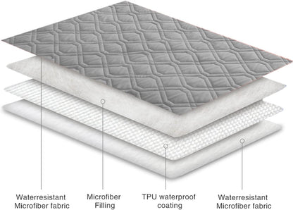 Waterproof Dog Bed Cover Pet Blanket for Furniture Bed Couch Sofa Reversible - Colors A