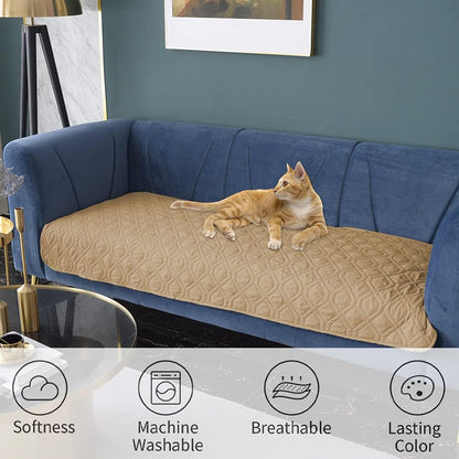 Waterproof Dog Bed Cover Pet Blanket for Furniture Bed Couch Sofa Reversible - Colors A
