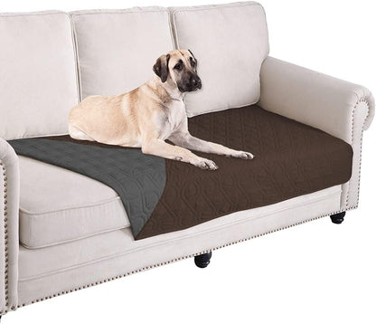 Waterproof Dog Bed Cover Pet Blanket for Furniture Bed Couch Sofa Reversible - Colors A