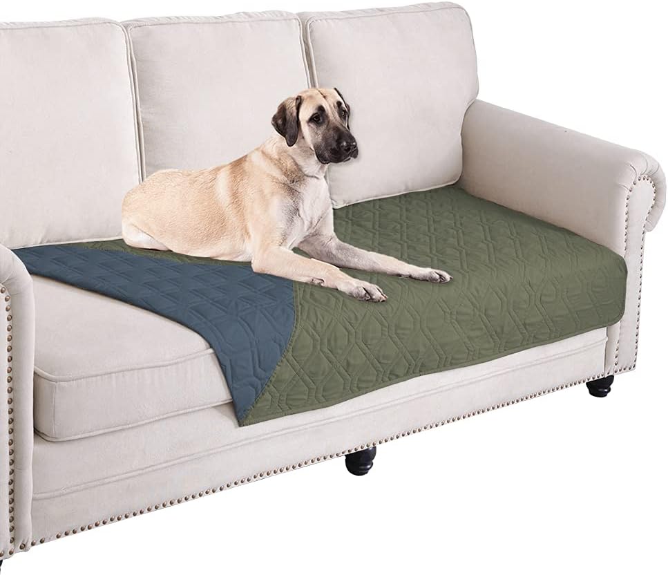 Waterproof Dog Bed Cover Pet Blanket for Furniture Bed Couch Sofa Reversible - Colors A
