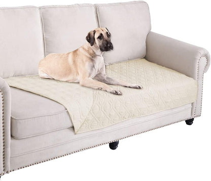 Waterproof Dog Bed Cover Pet Blanket for Furniture Bed Couch Sofa Reversible - Colors A
