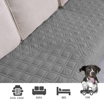 Waterproof Dog Bed Cover Pet Blanket for Furniture Bed Couch Sofa Reversible - Colors A