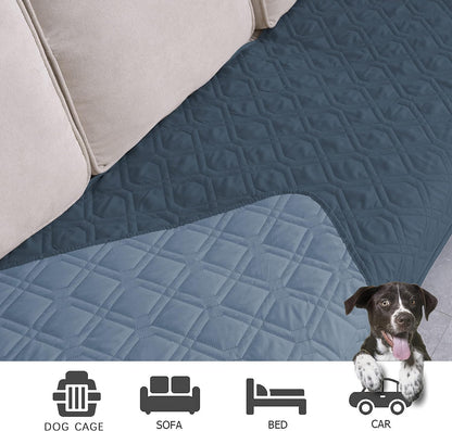 Waterproof Dog Bed Cover Pet Blanket for Furniture Bed Couch Sofa Reversible - Colors A