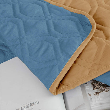 Waterproof Dog Bed Cover Pet Blanket for Furniture Bed Couch Sofa Reversible - Colors A