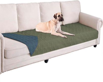 Waterproof Dog Bed Cover Pet Blanket for Furniture Bed Couch Sofa Reversible - Colors A