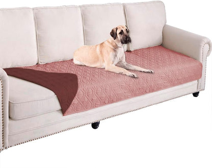 Waterproof Dog Bed Cover Pet Blanket for Furniture Bed Couch Sofa Reversible - Colors A