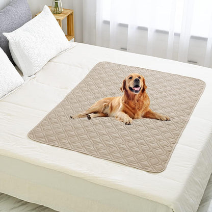 Waterproof Dog Bed Cover Pet Blanket for Furniture Bed Couch Sofa Reversible - Colors A