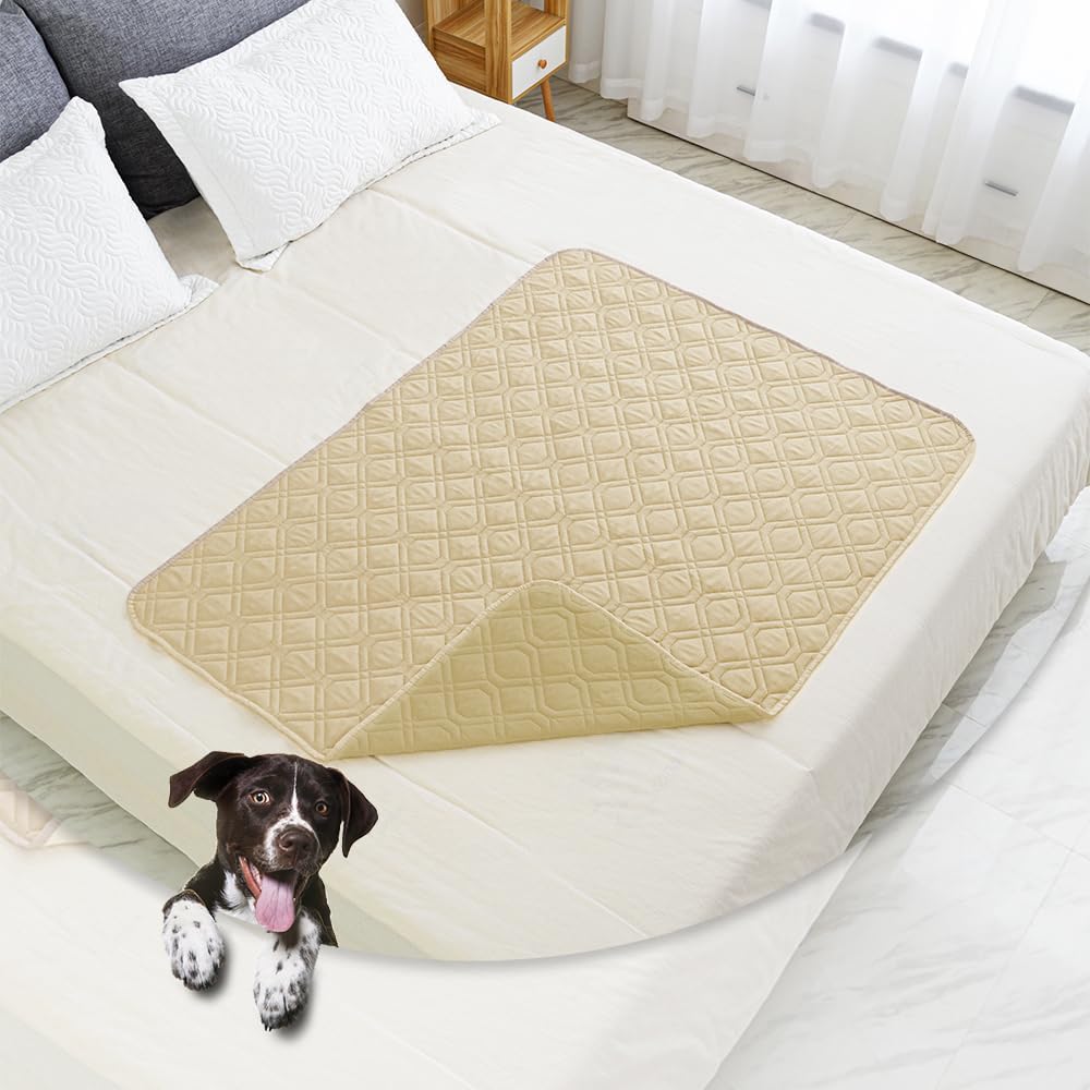 Waterproof Dog Bed Cover Pet Blanket for Furniture Bed Couch Sofa Reversible - Colors A