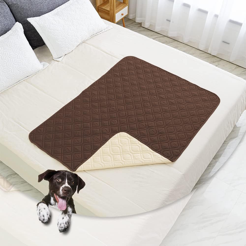 Waterproof Dog Bed Cover Pet Blanket for Furniture Bed Couch Sofa Reversible - Colors A