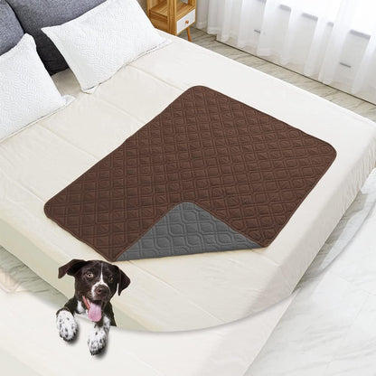 Waterproof Dog Bed Cover Pet Blanket for Furniture Bed Couch Sofa Reversible - Colors A