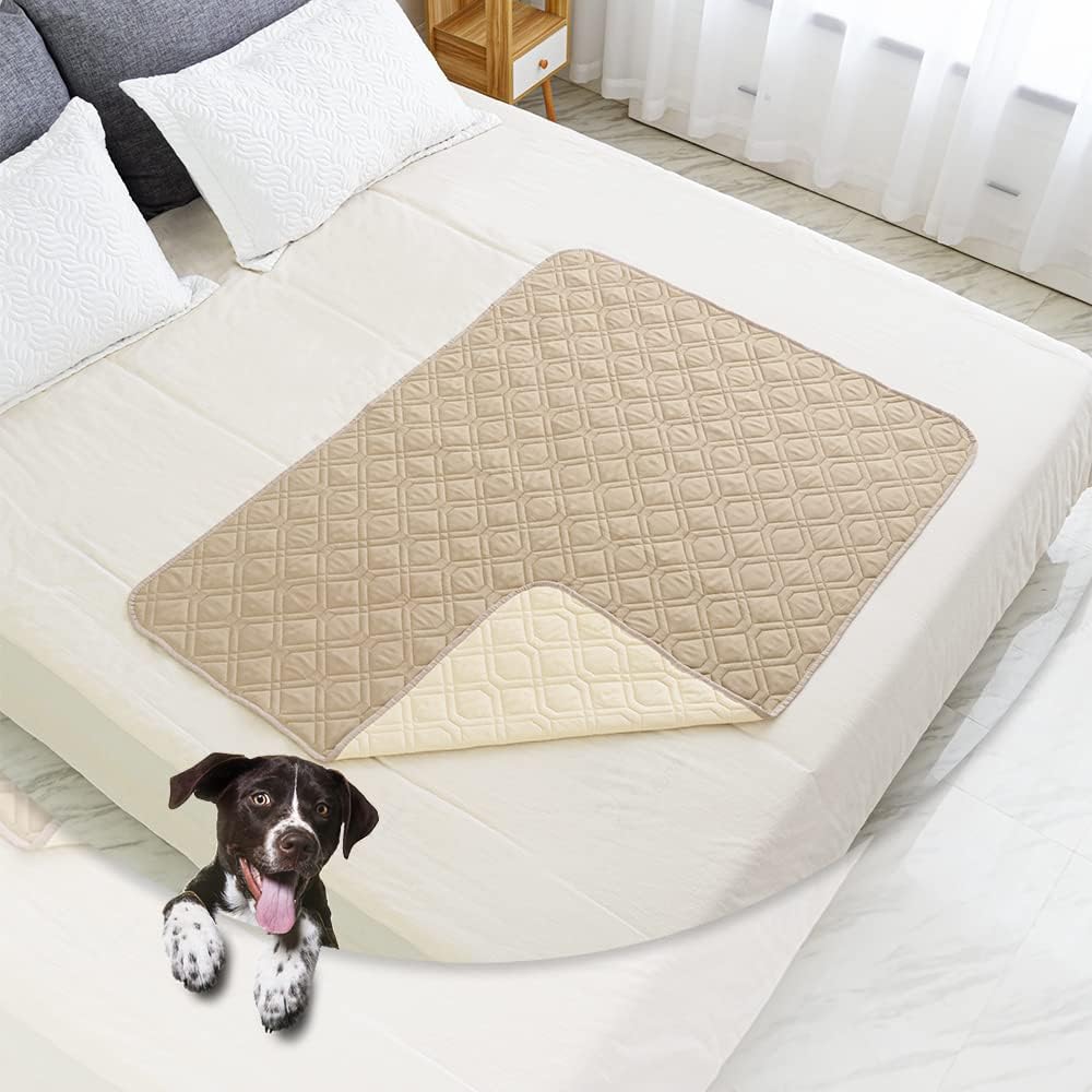 Waterproof Dog Bed Cover Pet Blanket for Furniture Bed Couch Sofa Reversible - Colors A