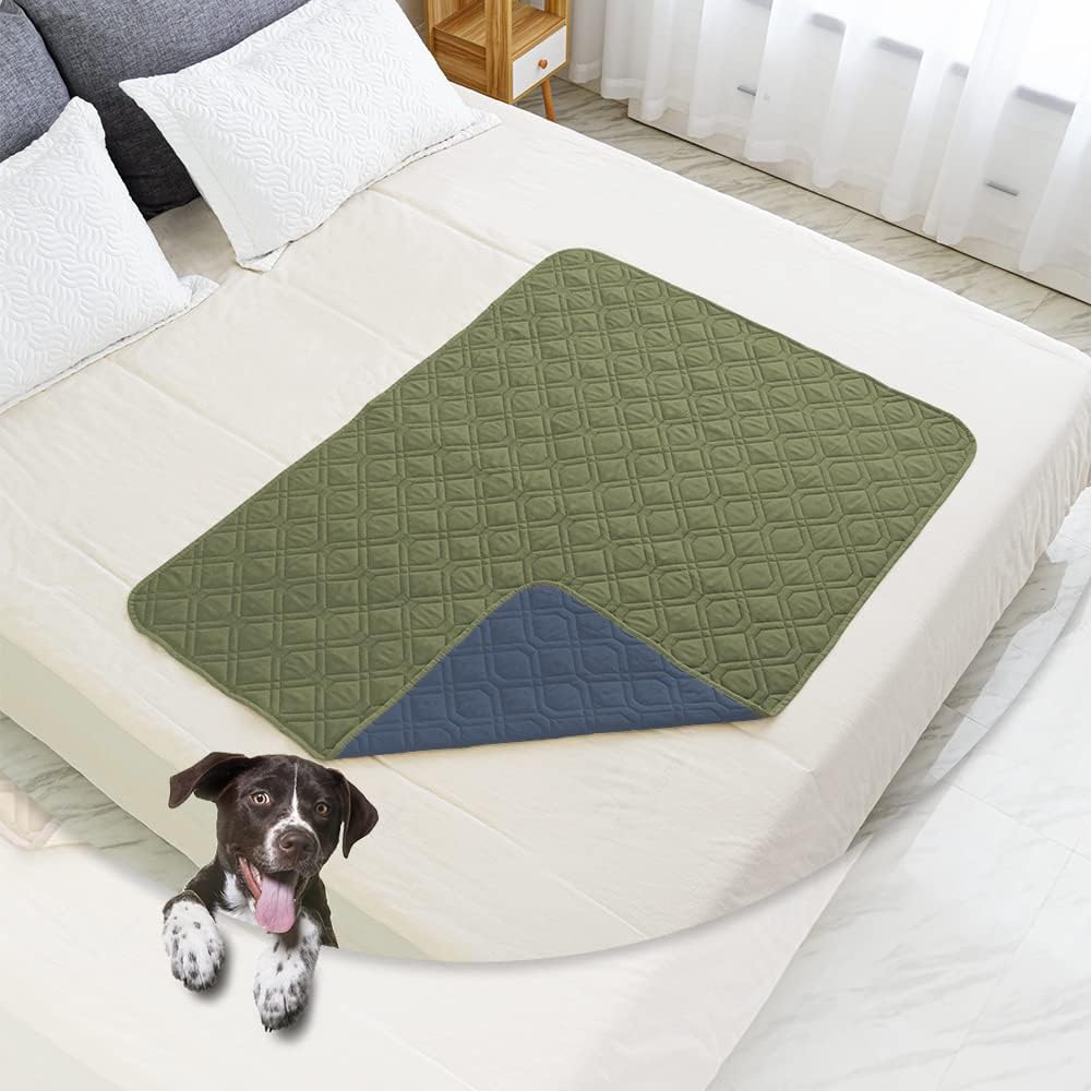 Waterproof Dog Bed Cover Pet Blanket for Furniture Bed Couch Sofa Reversible - Colors A