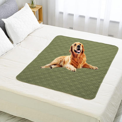 Waterproof Dog Bed Cover Pet Blanket for Furniture Bed Couch Sofa Reversible - Colors A