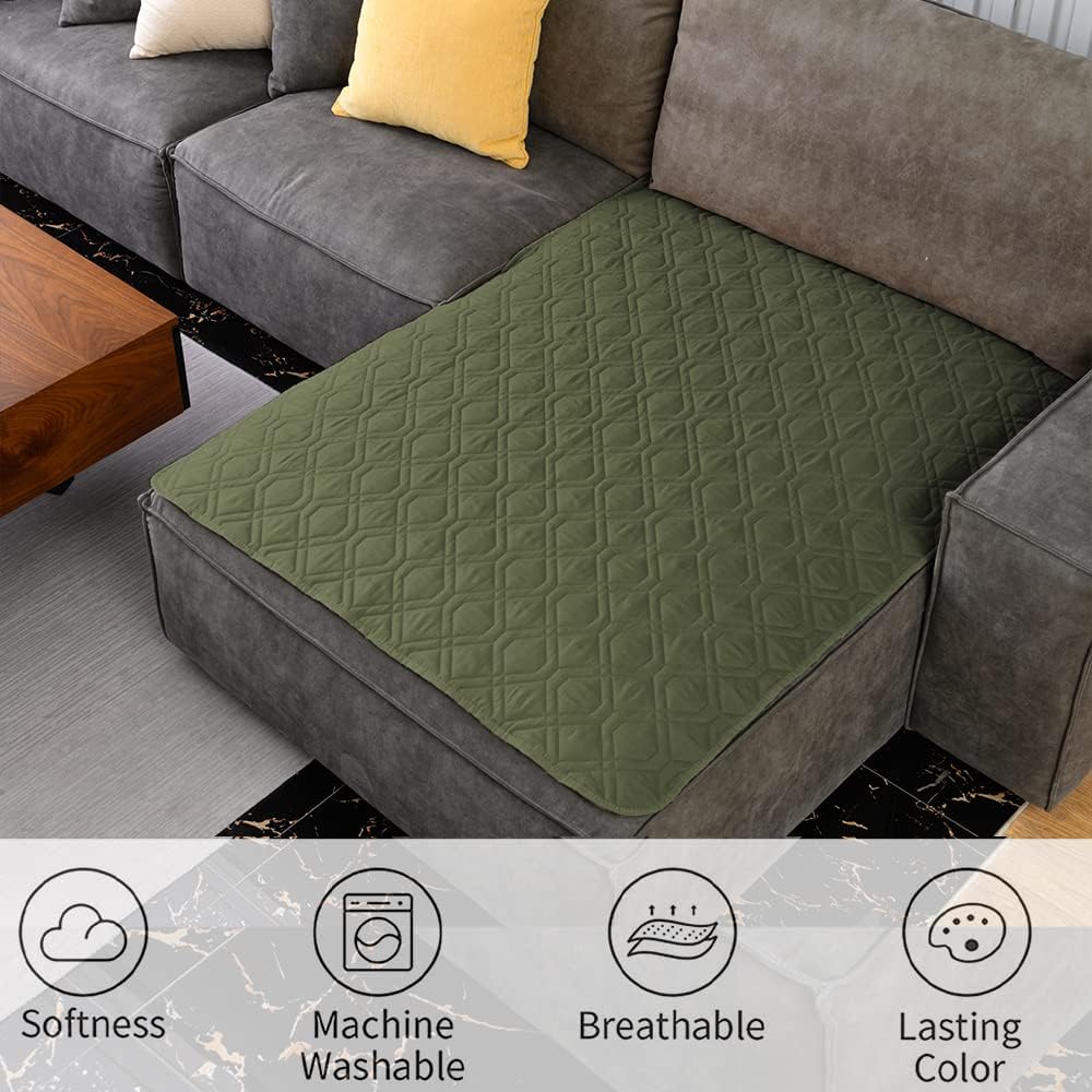 Waterproof Dog Bed Cover Pet Blanket for Furniture Bed Couch Sofa Reversible - Colors A
