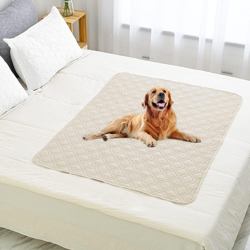 Waterproof Dog Bed Cover Pet Blanket for Furniture Bed Couch Sofa Reversible - Colors A