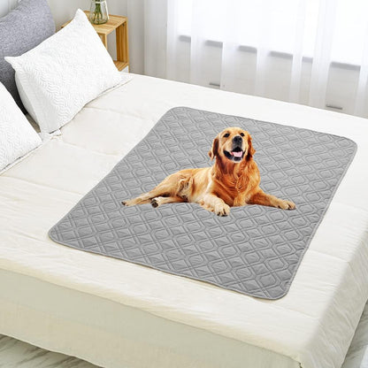 Waterproof Dog Bed Cover Pet Blanket for Furniture Bed Couch Sofa Reversible - Colors A