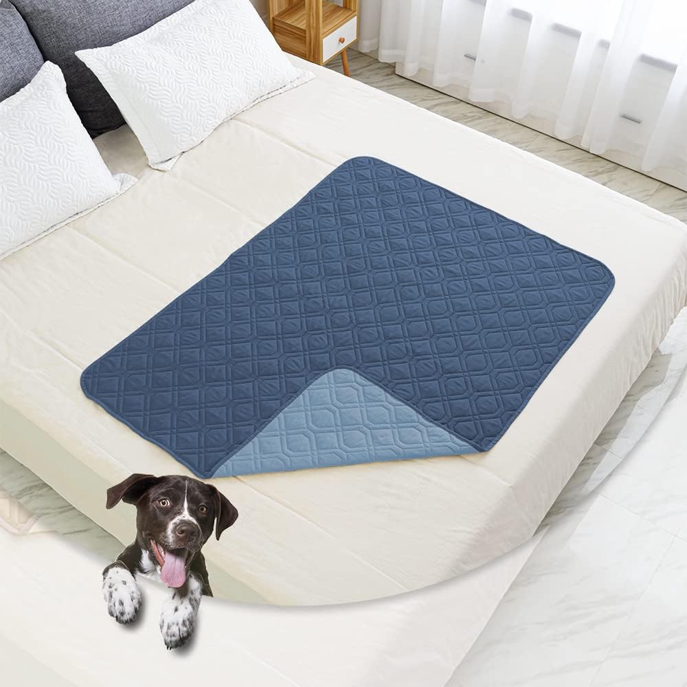 Waterproof Dog Bed Cover Pet Blanket for Furniture Bed Couch Sofa Reversible - Colors A