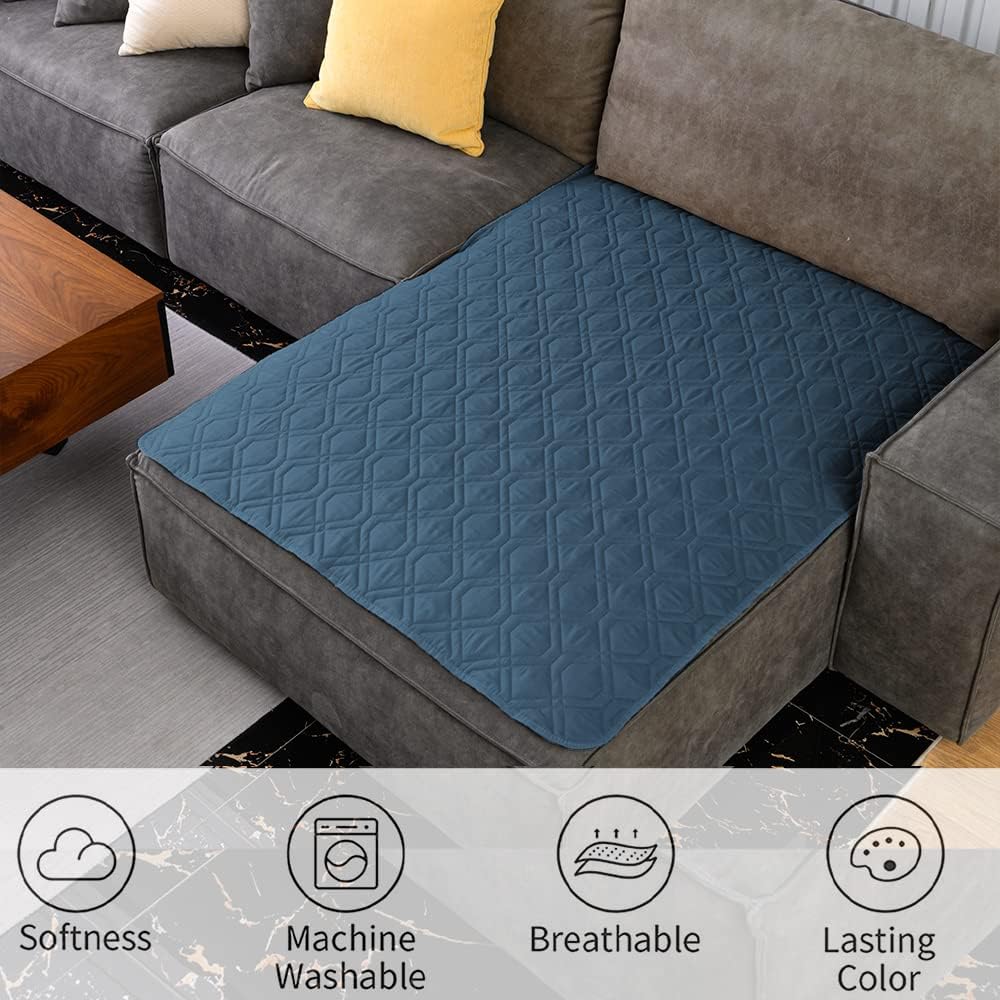 Waterproof Dog Bed Cover Pet Blanket for Furniture Bed Couch Sofa Reversible - Colors A