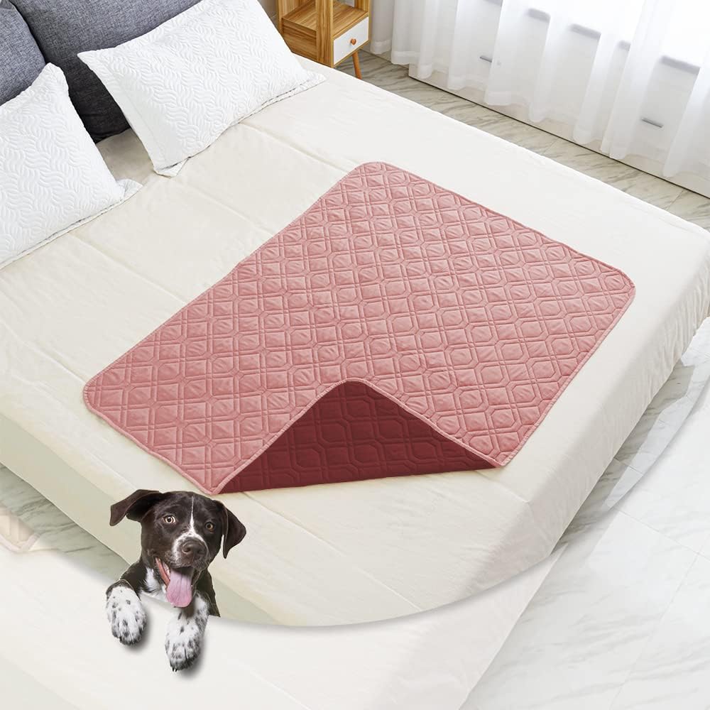 Waterproof Dog Bed Cover Pet Blanket for Furniture Bed Couch Sofa Reversible - Colors A