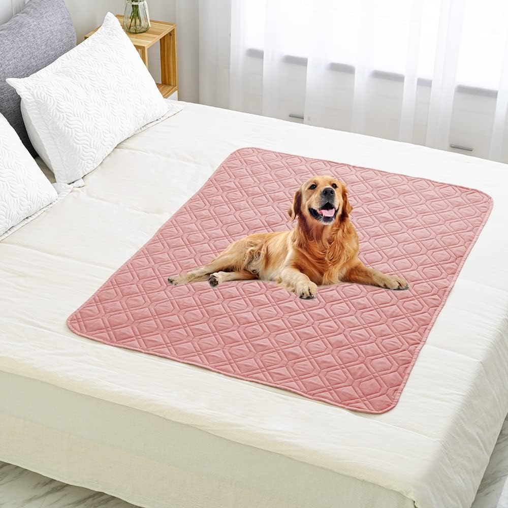 Waterproof Dog Bed Cover Pet Blanket for Furniture Bed Couch Sofa Reversible - Colors A