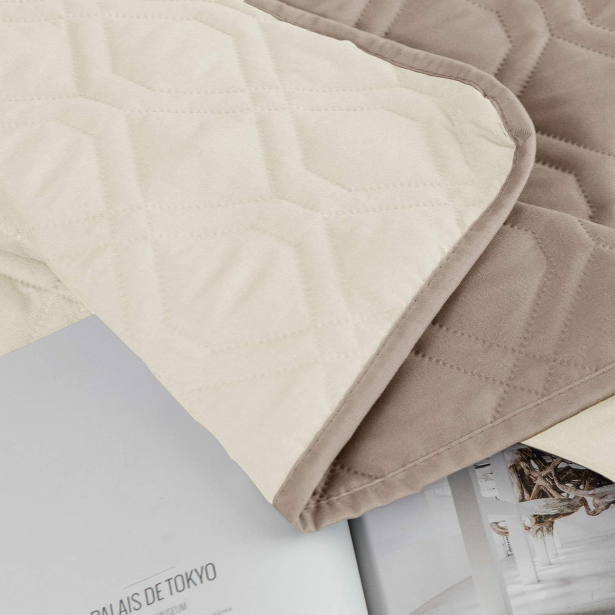 Waterproof Dog Bed Cover Pet Blanket for Furniture Bed Couch Sofa Reversible - Colors A