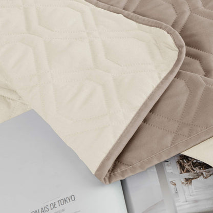 Waterproof Dog Bed Cover Pet Blanket for Furniture Bed Couch Sofa Reversible - Colors A