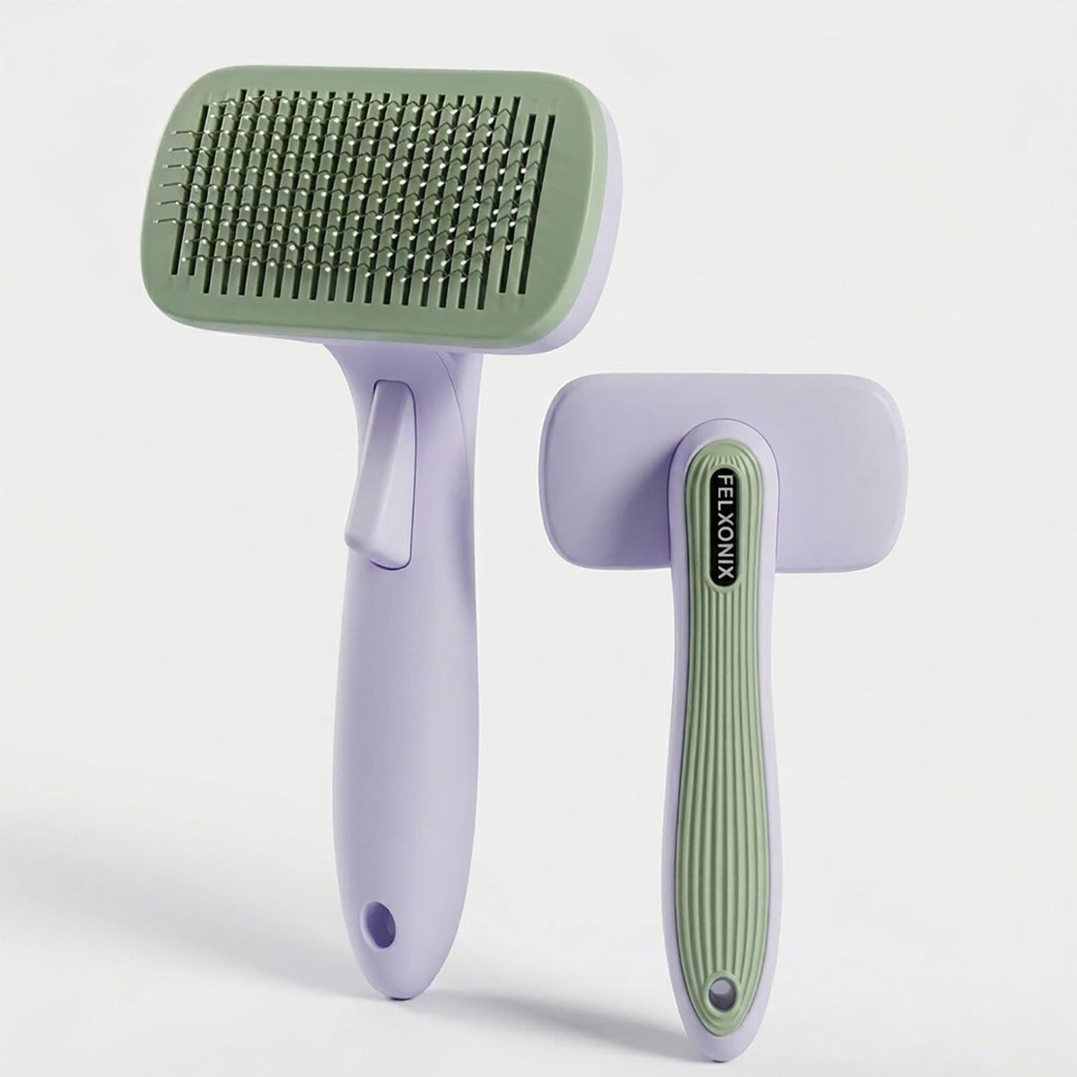 Pink Deshedding Slicker Brush for Long and Short Hair Dogs | Removes Loose Undercoat, Mats and Tangles, Skin Friendly Grooming Comb for Shedding Control on Long and Short Hair