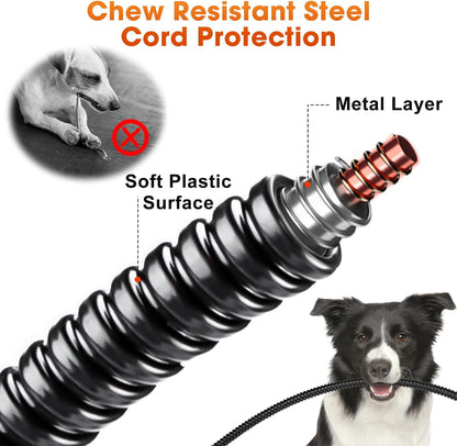 Heated Dog Bed, 28''x20'' Waterproof Cat Heating Pad with Timer Temperature Adjustable, Indoor Heated Electric Pet Bed for Cats Dogs, Auto Power-Off, Anti-bite Pet Heated Pad, Medium