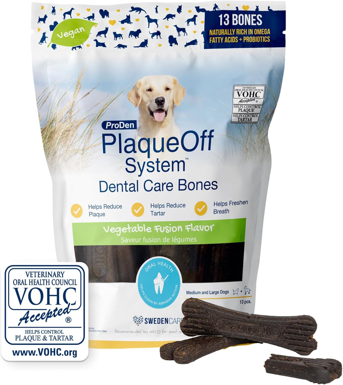 Dental Bones for Dogs - Turkey & Cranberry - 17 oz