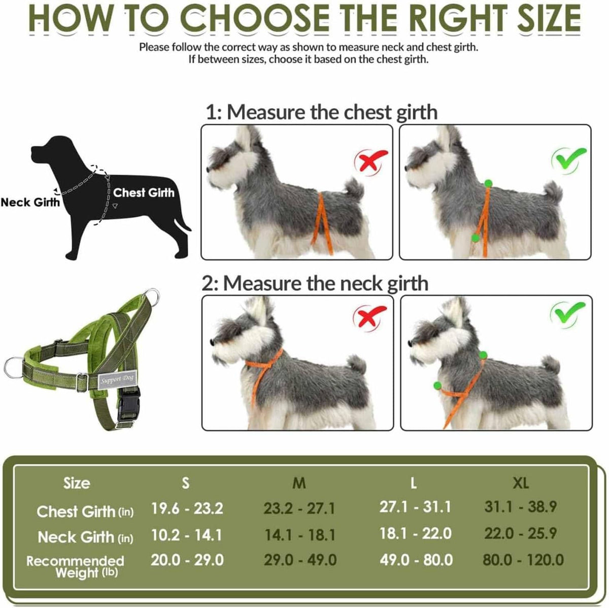No Pull Dog Harness and Leash Set, Soft Padded for Large Medium Dog