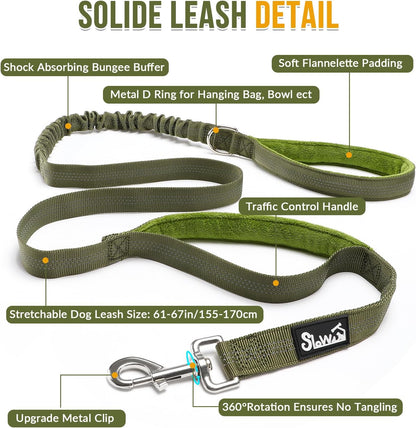 No Pull Dog Harness and Leash Set, Soft Padded for Large Medium Dog