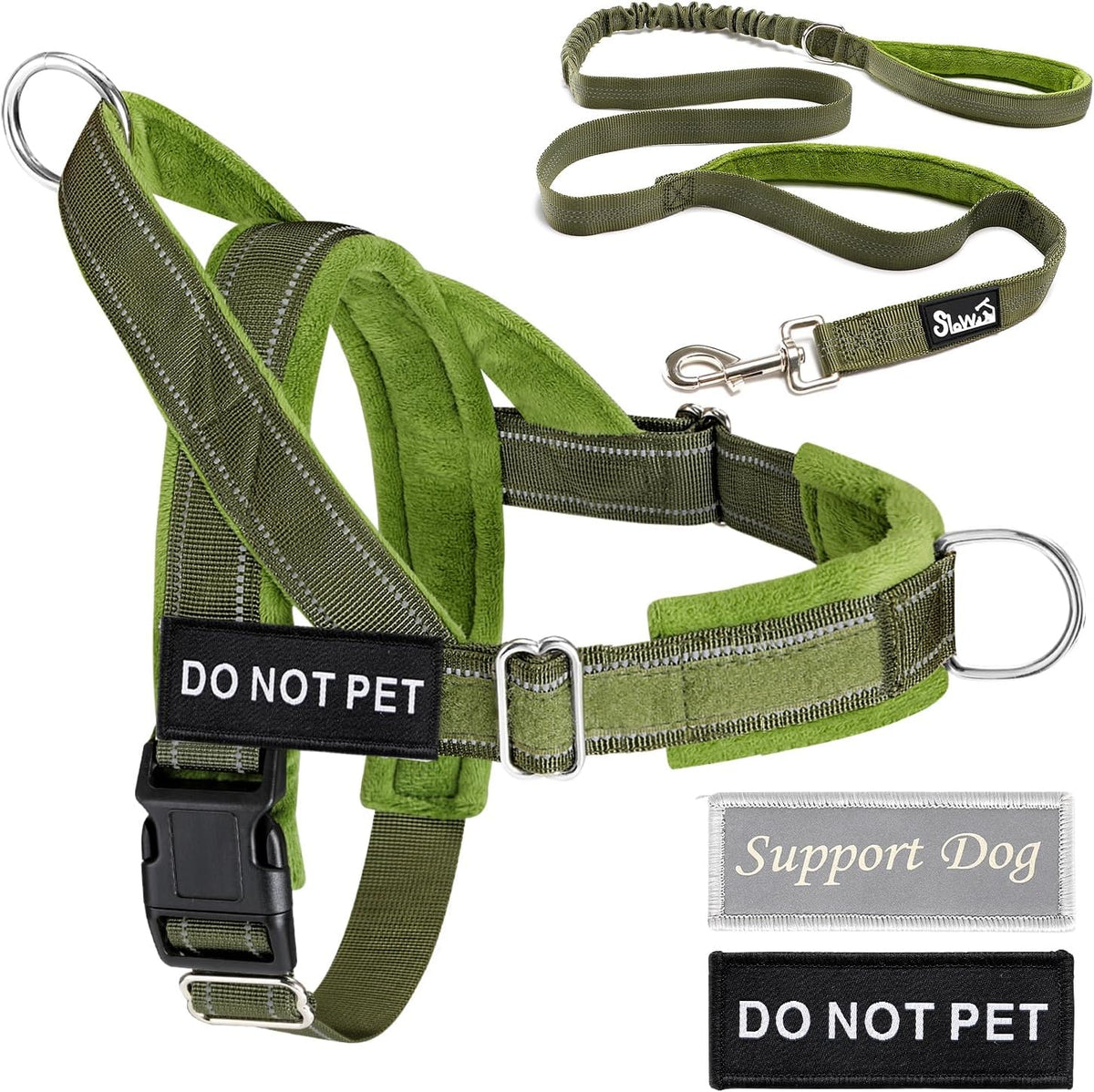 No Pull Dog Harness and Leash Set, Soft Padded for Large Medium Dog