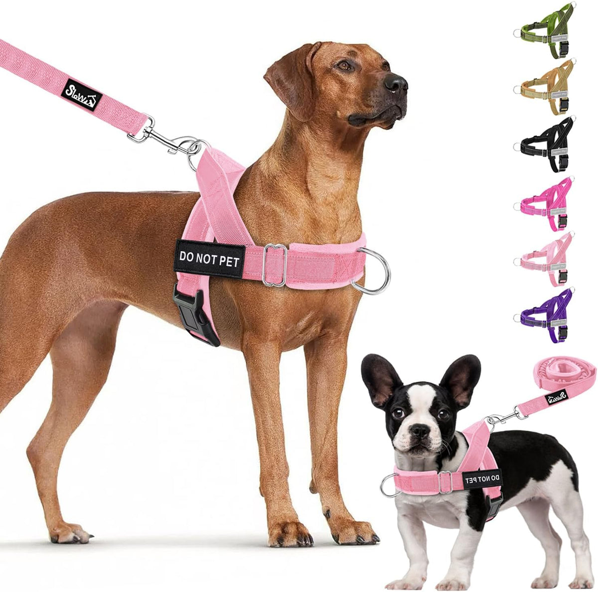 No Pull Dog Harness and Leash Set, Soft Padded for Large Medium Dog