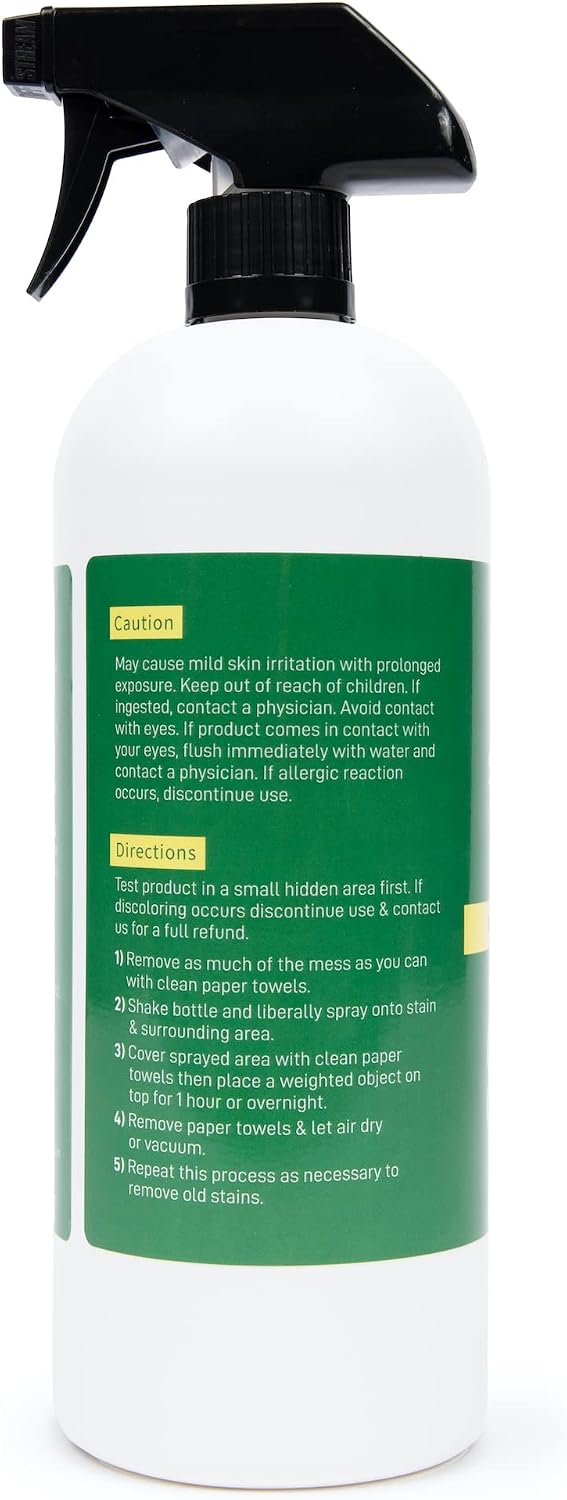Enzymatic Cleaner for Dog & Cat Urine, Stain & Odor Remover, 32oz