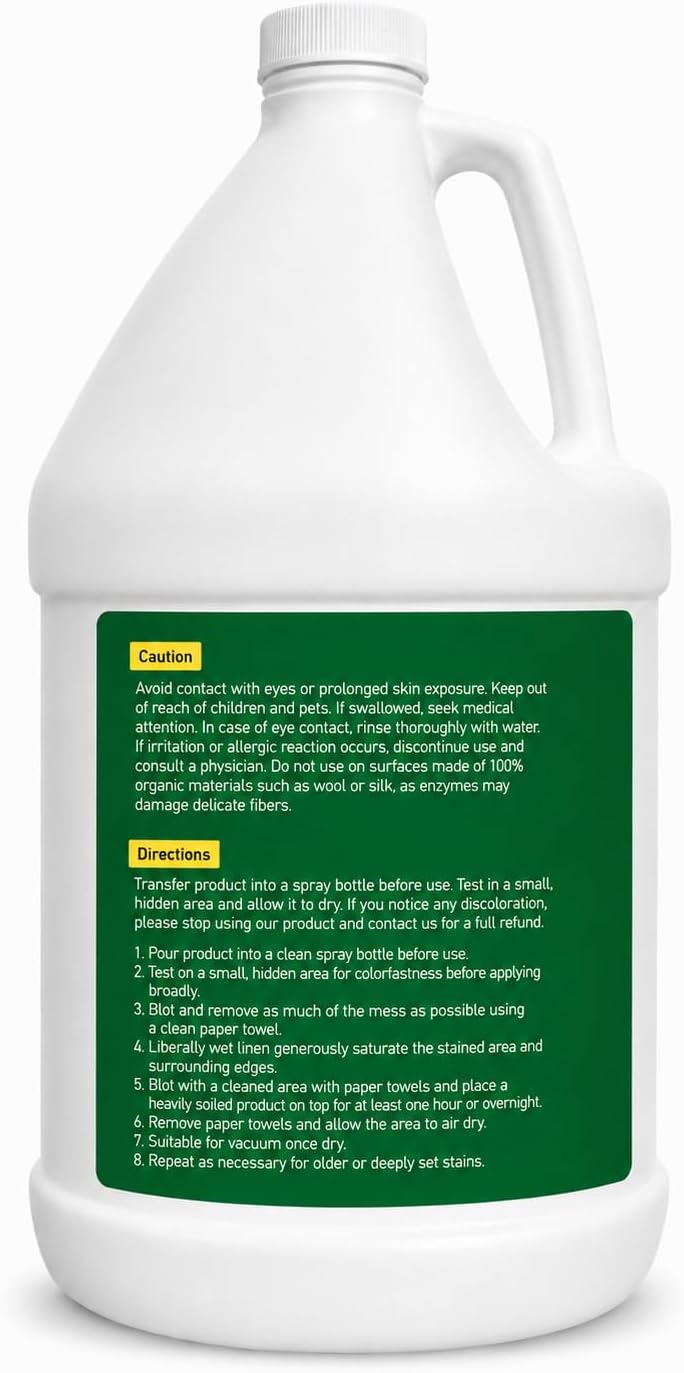Enzymatic Cleaner for Dog & Cat Urine, Stain & Odor Remover, 32oz