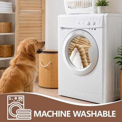Couch Cover for Dogs Washable, Non Slip Soft Cozy Brown