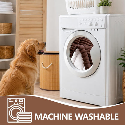 Couch Cover for Dogs Washable, Non Slip Soft Cozy Brown