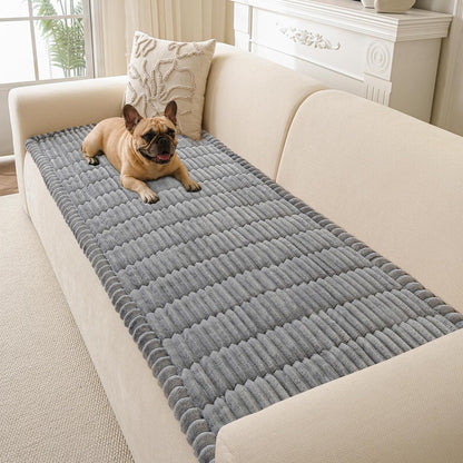 Couch Cover for Dogs Washable, Non Slip Soft Cozy Brown