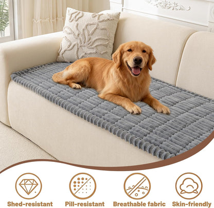 Couch Cover for Dogs Washable, Non Slip Soft Cozy Brown
