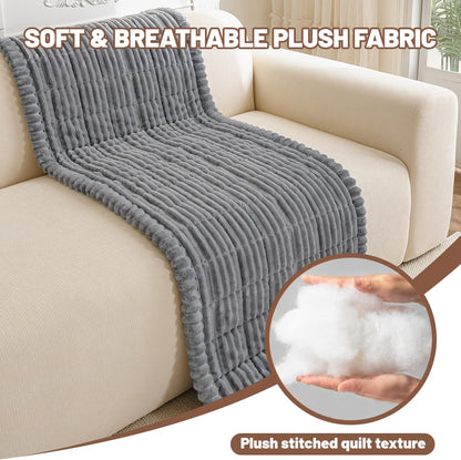 Couch Cover for Dogs Washable, Non Slip Soft Cozy Brown
